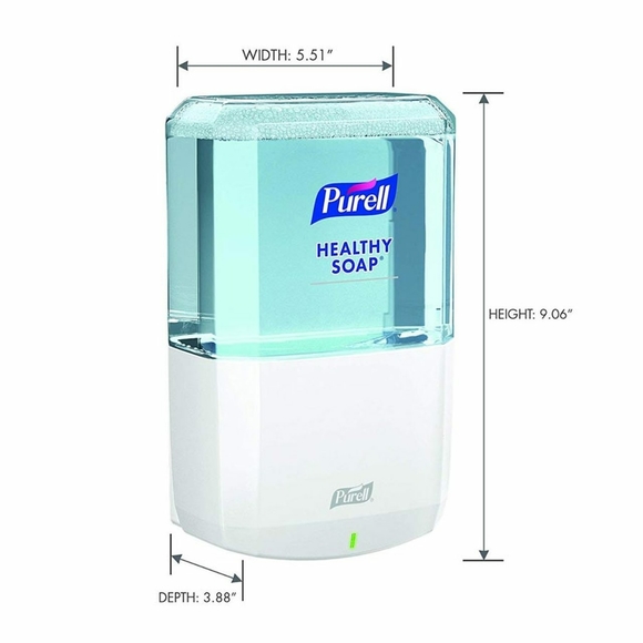 Purell ES8 Touch-Free Hand Sanitizer Dispenser and Refill  Purell Touch-Free Hand Soap Dispenser, White